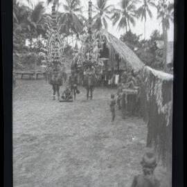 [Manum Island, New Guinea] Tumburan dancing at Sisimaŋgum