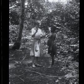 [Manum Island, New Guinea] Self [Wedgwood] Playing Cat’s-Cradle With Another