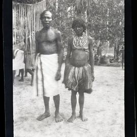 [Manum Island, New Guinea] The Headman of Maraŋisi and his Wife