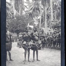 [Manum Island, New Guinea] Two More Girl Dancers of Awar