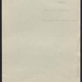 Correspondence with AJ Gibson, 1926-1927