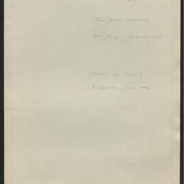 Correspondence with HG Chapman, 1928
