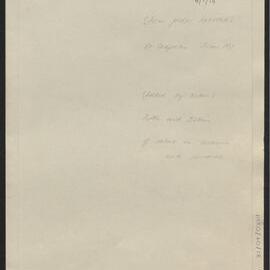Correspondence with HG Chapman, 1931-1934