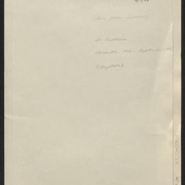 Correspondence with RH Pulleine, 1926-1929