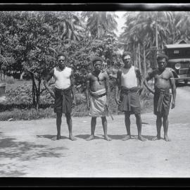 [Manum Island, New Guinea] Finished Timers on their way back to their Homes on the Sepic