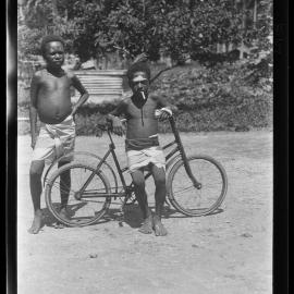 [Manum Island, New Guinea] Maswash and ? Konysk at Av’ar Plantation