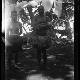 [Manum Island, New Guinea] Badzaba and her Baby Shortly after her Period of Seclusion 