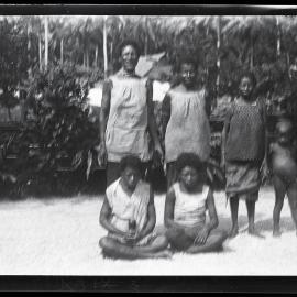 [Manum Island, New Guinea] The Women Servants at Awar Plantation (Out of Focus)