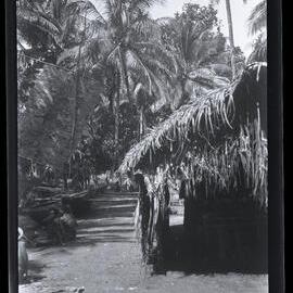 [Manum Island, New Guinea] The Sail of Mamboti’s Canoe Finished and set up at 1030 am