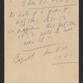 SENSITIVE CONTENT Notes by Elkin On the History of the Australian National Research Council (ANRC)