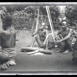 [Manum Island, New Guinea] Yabururu Entertains a Guest from Uluguma
