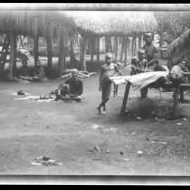 [Manum Island, New Guinea] At Tsedam's Homestead at 9am
