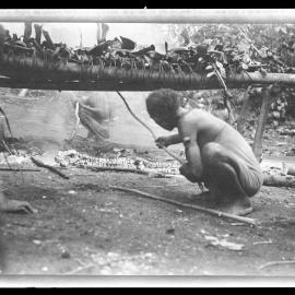 [Manum Island, New Guinea] At Buriata Cooking tapa'a