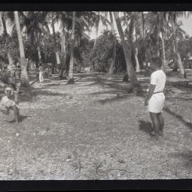 [Narau Island] Practicing for the Sports. The Three-Legged Race
