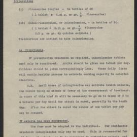 Papers re Medical Supplies for Researchers