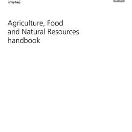 Agriculture, Food and Natural Resources Handbook 2010