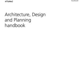 Architecture, Design and Planning Handbook 2010