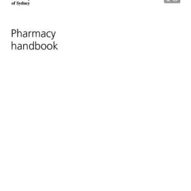 Pharmacy Handbook 2010