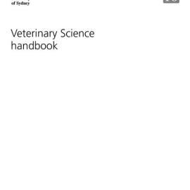 Veterinary Science Handbook 2010