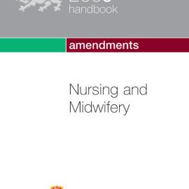 Nursing and Midwifery Handbook 2008 - Amendments
