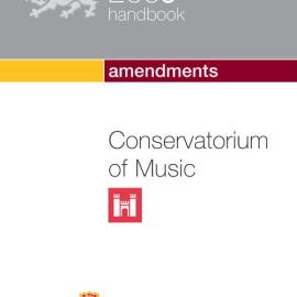 Sydney Conservatorium of Music Handbook 2008 - Amendments