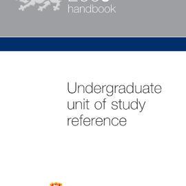 Undergraduate Unit of Study Reference Handbook 2008