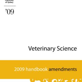 Veterinary Science Handbook 2009 - Amendments