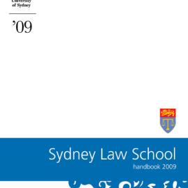 Sydney Law School Handbook 2009