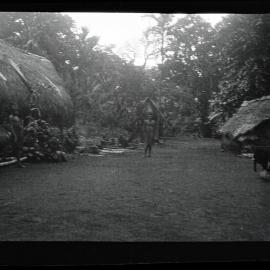 [Manum Island, New Guinea] Some of the Food Set out in Front of Arorŋabia’s New house