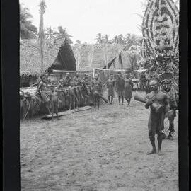 [Manum Island, New Guinea] Tumburan dancing at Sisimaŋgum