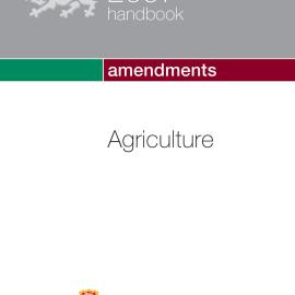 Agriculture Handbook 2007 - Amendments