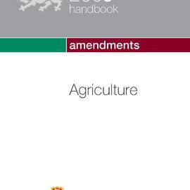 Agriculture Handbook 2008 - Amendments