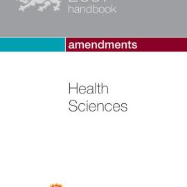 Health Sciences Handbook 2007 - Amendments