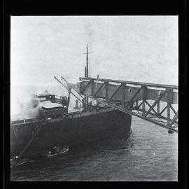 [Narau] Loading Phosphate into the Trentbank. The Right Arm of the Cantilever Loading the Forward Hold.