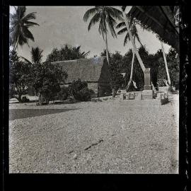 [Narau] The Grave of Chief Auweida and his Sacred Stones Under the Shrub to the Left