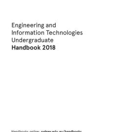Engineering and Information Technologies Undergraduate Handbook 2018