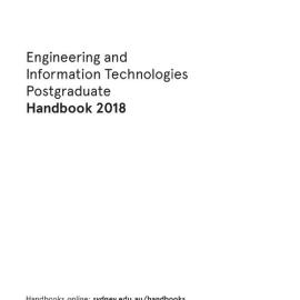 Engineering and Information Technologies Postgraduate Handbook 2018