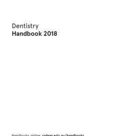 Dentistry Handbook 2018