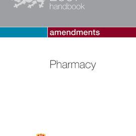 Pharmacy Handbook 2007 - Amendments