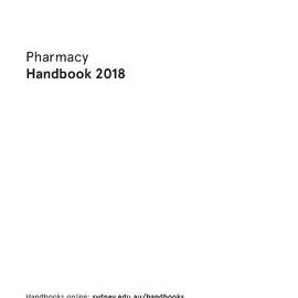 Pharmacy Handbook 2018