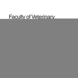 Faculty of Veterinary Science Handbook 2005