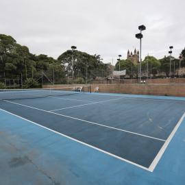 Tennis Courts on the Chau Chak Wing Museum Site
