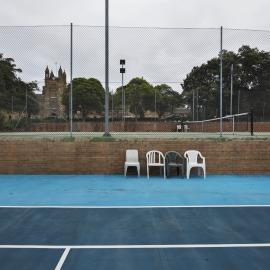 Tennis Courts on the Chau Chak Wing Museum Site