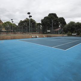 Tennis Courts on the Chau Chak Wing Museum Site