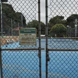 Tennis Courts on the Chau Chak Wing Museum Site