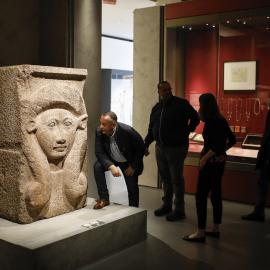 Dr Mustafa Waziry, Secretary General of the Supreme Council of Antiquities, Visiting the Chau Chak Wing Museum