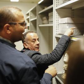 Dr Mustafa Waziry, Secretary General of the Supreme Council of Antiquities, Visiting the Chau Chak Wing Museum