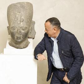 Dr Mustafa Waziry, Secretary General of the Supreme Council of Antiquities, Visiting the Chau Chak Wing Museum