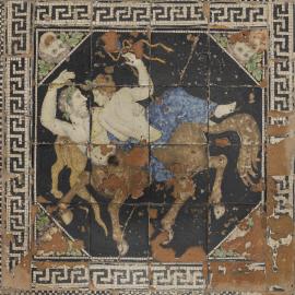 Decorated Floor of the Oriental Studies Room Lobby 