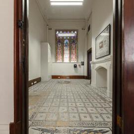 Decorated Floor of the Oriental Studies Room Lobby 